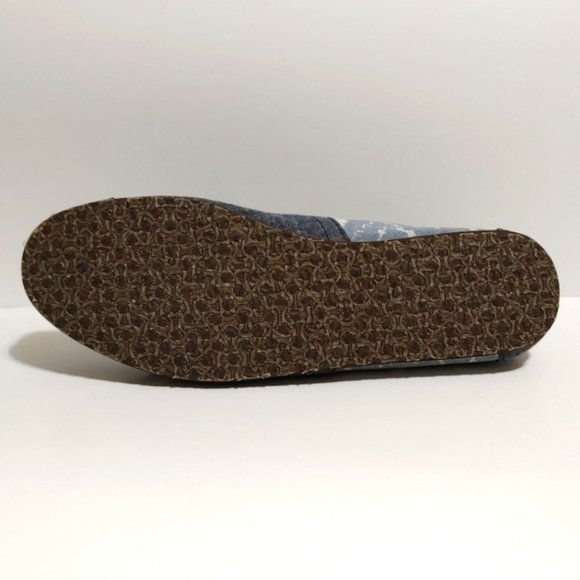 TOMS Grey yarn-dyed fabric Men's Classics - Picture 3 of 5